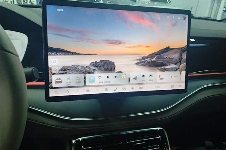 Used BYD Tang New Energy 2024 DM-i Glory Edition 112KM Prestige Model Audio And AC Panel