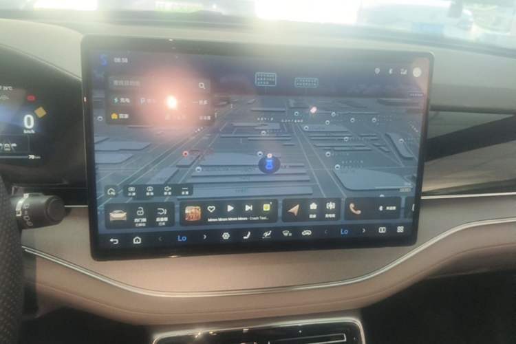 Used BYD Tang New Energy 2024 DM-i Glory Edition 112KM Prestige Model Audio And AC Panel