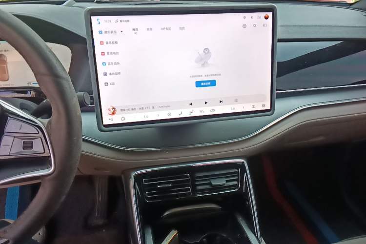 Used BYD Tang New Energy 2024 DM-i Glory Edition 112KM Flagship Model Audio And AC Panel