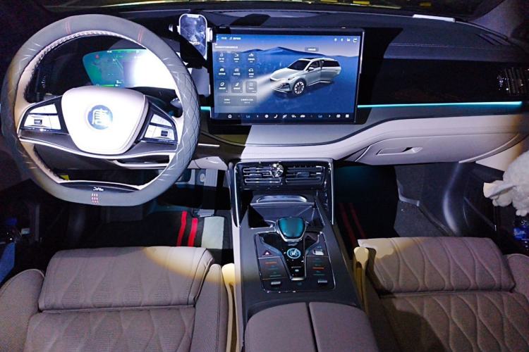 Used BYD Tang New Energy 2024 DM-i Glory Edition 112KM Flagship Model Center Console