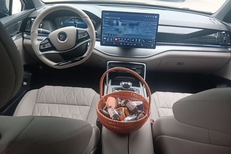 Used BYD Tang New Energy 2024 DM-i Glory Edition 112KM Prestige Model Center Console