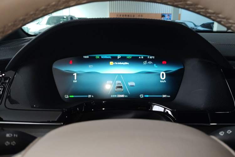 Used BYD Tang New Energy 2024 DM-i Glory Edition 112KM Prestige Model Instrument Cluster