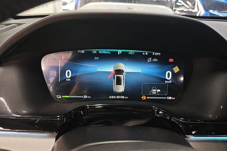 Used BYD Tang New Energy 2024 DM-i Glory Edition 112KM Prestige Model Instrument Cluster
