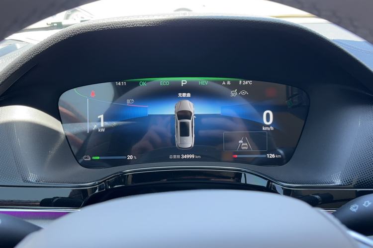 Used BYD Tang New Energy 2024 DM-i Glory Edition 112KM Prestige Model Instrument Cluster