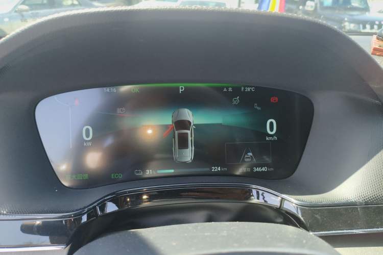 Used BYD Tang New Energy 2024 EV Champion Edition 730KM Deluxe Model Instrument Cluster