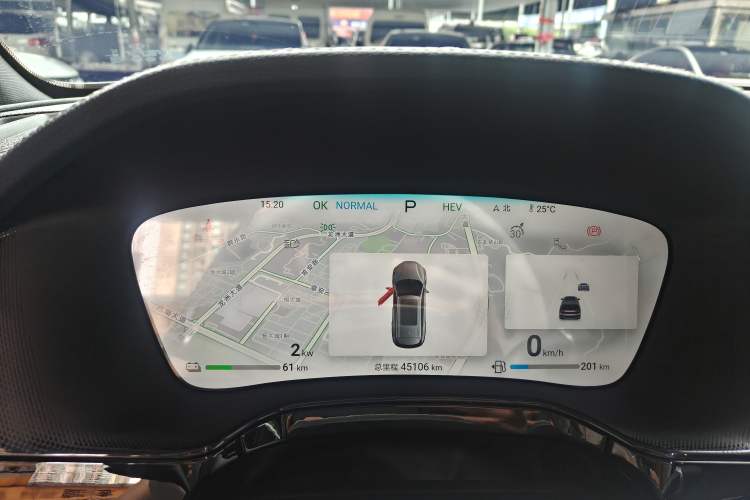 Used BYD Tang New Energy 2024 DM-p Champion Edition 215 km All-Wheel-Drive Flagship Model Instrument Cluster