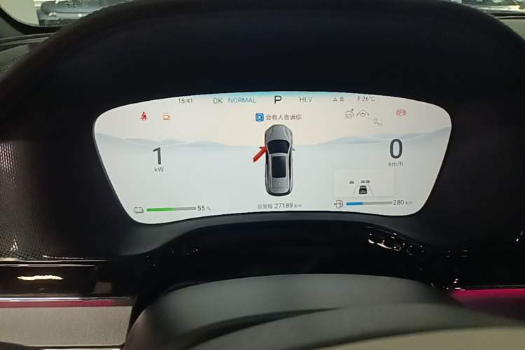Used BYD Tang New Energy 2024 DM-p Champion Edition 215 km All-Wheel-Drive Flagship Model Instrument Cluster