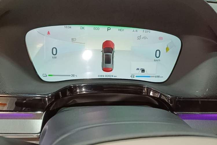 Used BYD Tang New Energy 2024 DM-i Glory Edition 112KM Prestige Model Instrument Cluster