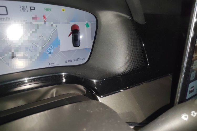 Used BYD Tang New Energy 2024 DM-i Glory Edition 112KM Prestige Model Odometer Close Up