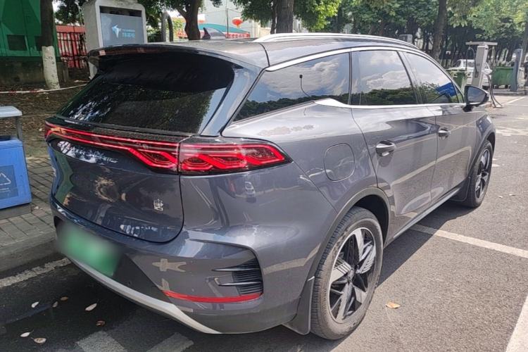 Used BYD Tang New Energy 2024 DM-i Glory Edition 112KM Prestige Model Rear Right 45 Deg