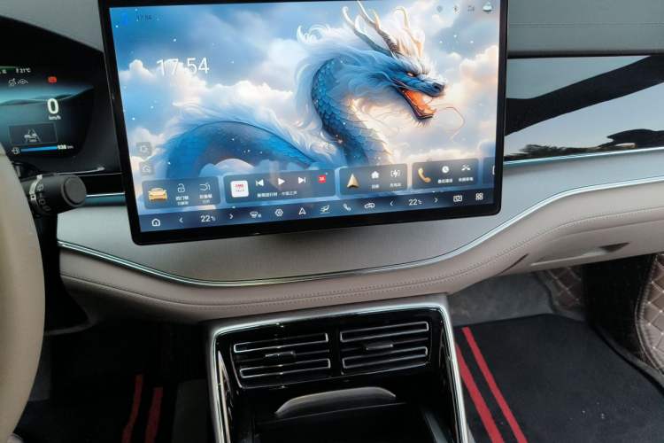 Used BYD Tang New Energy 2024 DM-i Glory Edition 112KM Prestige Model Audio And AC Panel