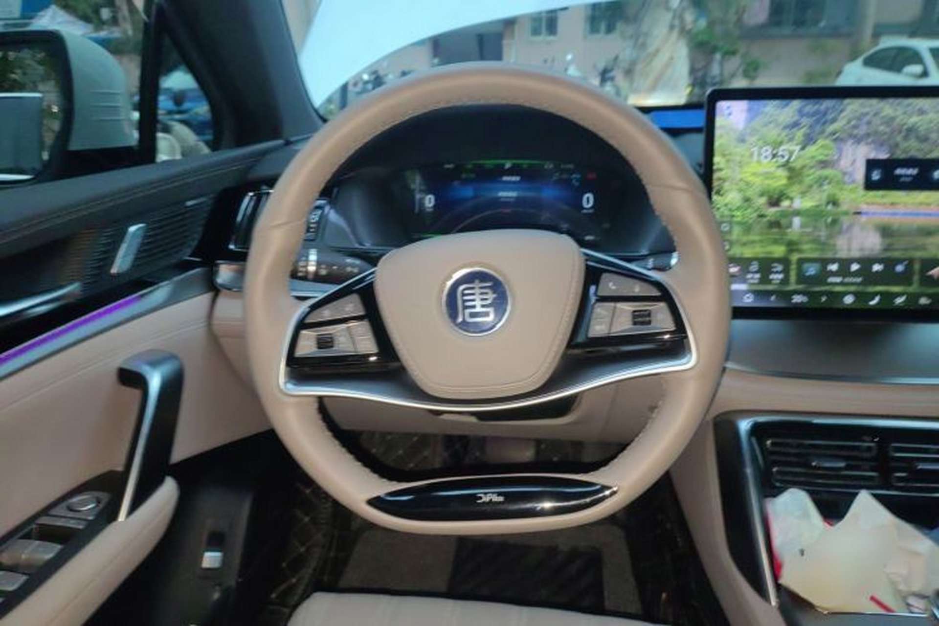 Used BYD Tang New Energy 2024 DM-i Glory Edition 112KM Flagship Model Steering Wheel