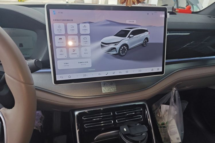 Used BYD Tang New Energy 2024 DM-i Glory Edition 112KM Prestige Model Audio And AC Panel