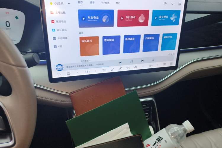 Used BYD Tang New Energy 2024 DM-i Glory Edition 112KM Prestige Model Audio And AC Panel