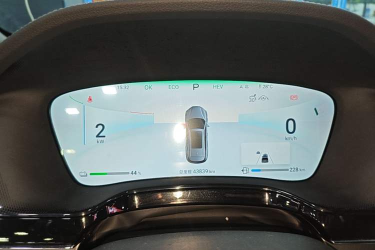 Used BYD Tang New Energy 2024 DM-i Glory Edition 112KM Prestige Model Instrument Cluster