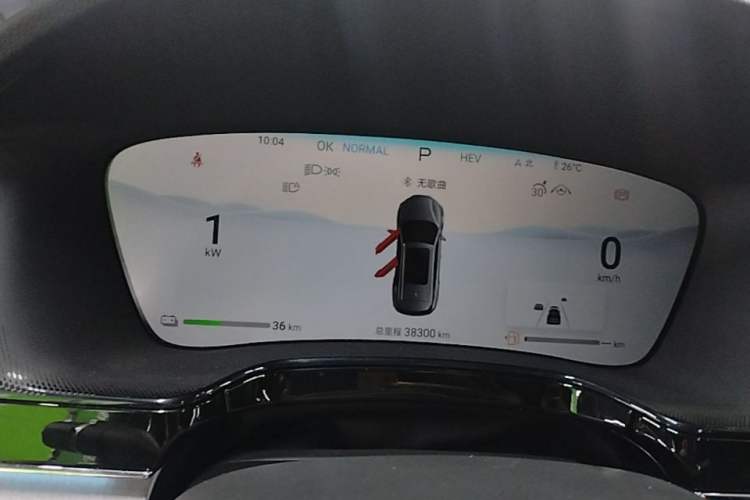 Used BYD Tang New Energy 2024 DM-i Glory Edition 112KM Prestige Model Instrument Cluster