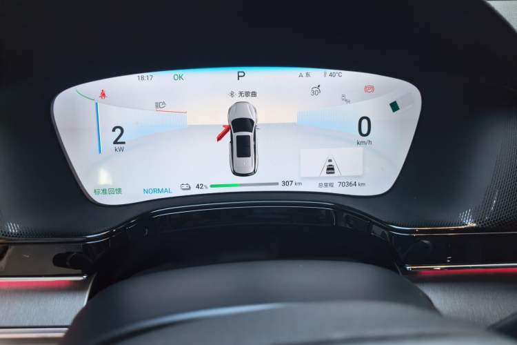 Used BYD Tang New Energy 2024 EV Glory Edition 730KM Premium Model Odometer Close Up