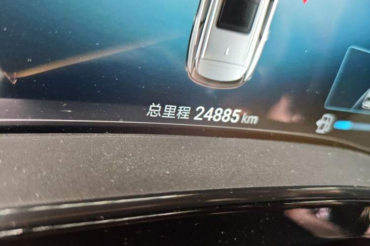 Used BYD Tang New Energy 2024 DM-i Glory Edition 112KM Prestige Model Odometer Close Up