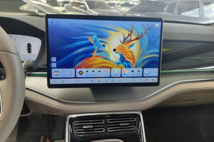Used BYD Tang New Energy 2025 Intelligent Driving Version DM-i 115KM Flagship Edition Audio And AC Panel