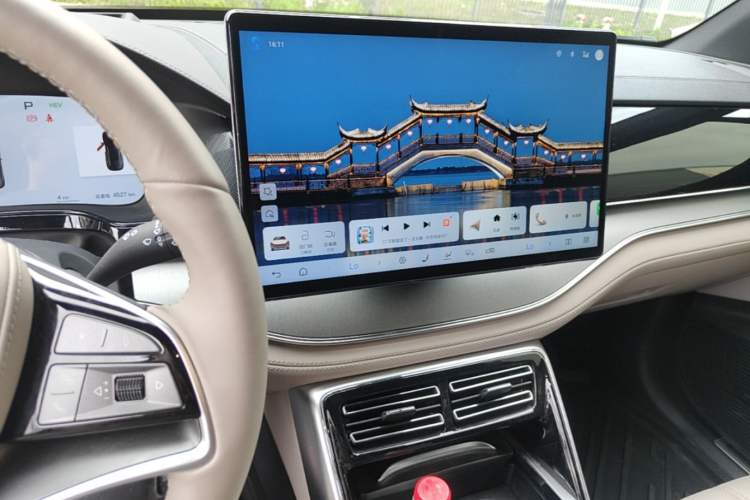 Used BYD Tang New Energy 2025 Intelligent Driving Version DM-i 115KM Flagship Edition Audio And AC Panel