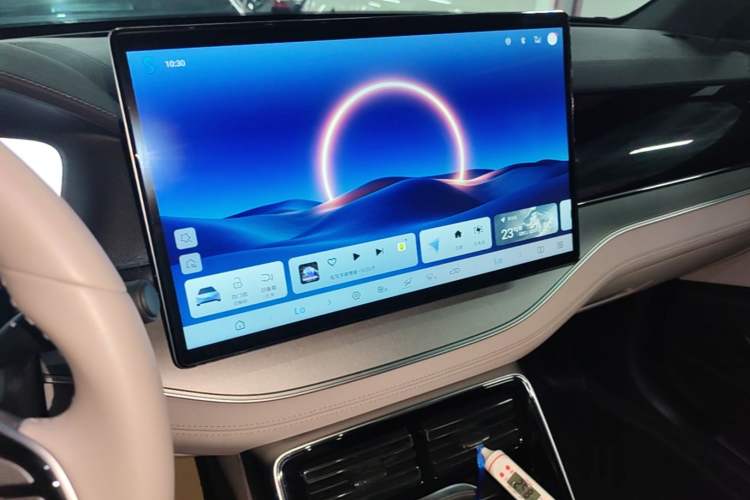 Used BYD Tang New Energy 2025 DM-i 115KM Prestige Model Audio And AC Panel