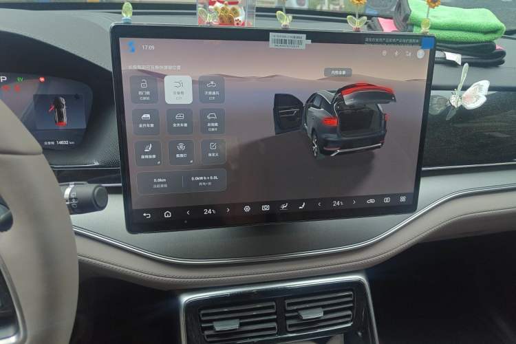 Used BYD Tang New Energy 2025 Intelligent Driving Version DM-i 115KM Prestige Edition Audio And AC Panel