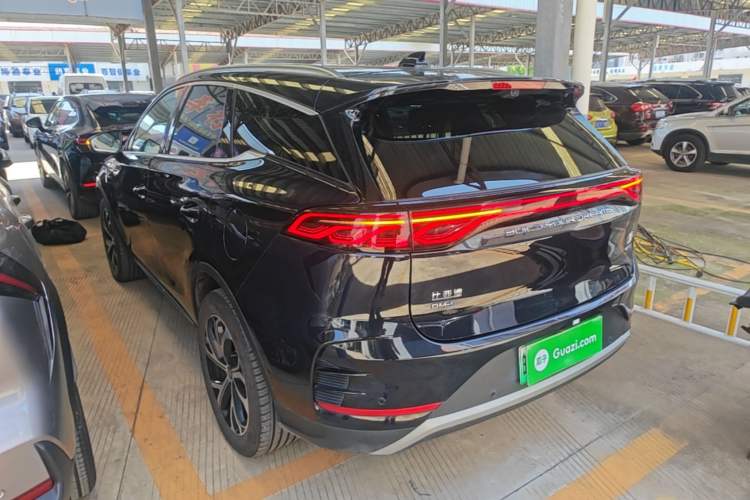 Used BYD Tang New Energy 2025 Intelligent Driving Version DM-i 115KM Flagship Edition Rear Left 45 Deg