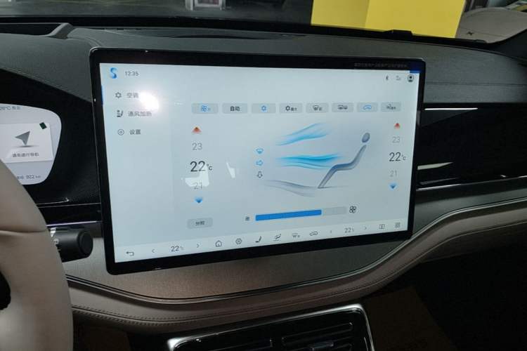 Used BYD Tang New Energy 2025 Intelligent Driving Version DM-i 115KM Flagship Edition Audio And AC Panel