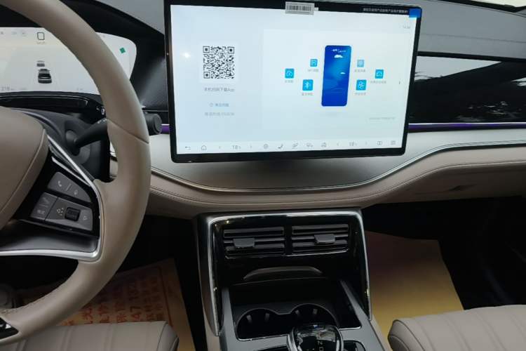 Used BYD Tang New Energy 2025 DM-i 115KM Cloud Ride Flagship Model Audio And AC Panel