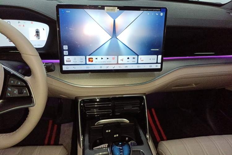 Used BYD Tang New Energy 2025 DM-i 115KM Flagship Model Audio And AC Panel