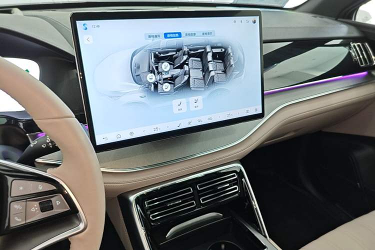 Used BYD Tang New Energy 2025 Intelligent Driving Version DM-i 115KM Flagship Edition Audio And AC Panel