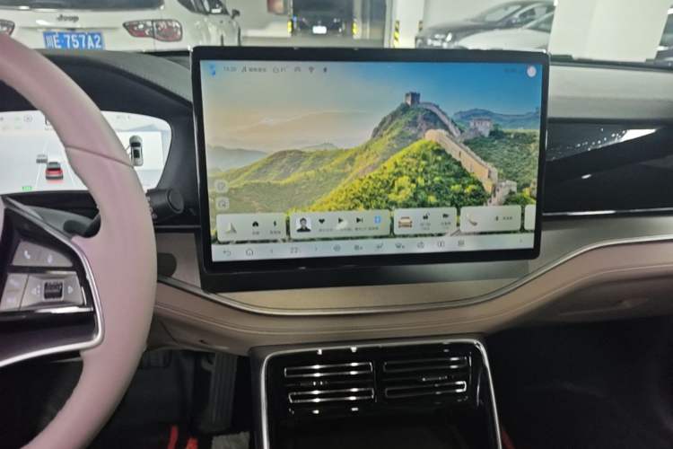 Used BYD Tang New Energy 2025 DM-i 115KM Prestige Model Audio And AC Panel