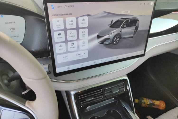 Used BYD Tang New Energy 2025 Intelligent Driving Version DM-i 115KM Prestige Edition Audio And AC Panel