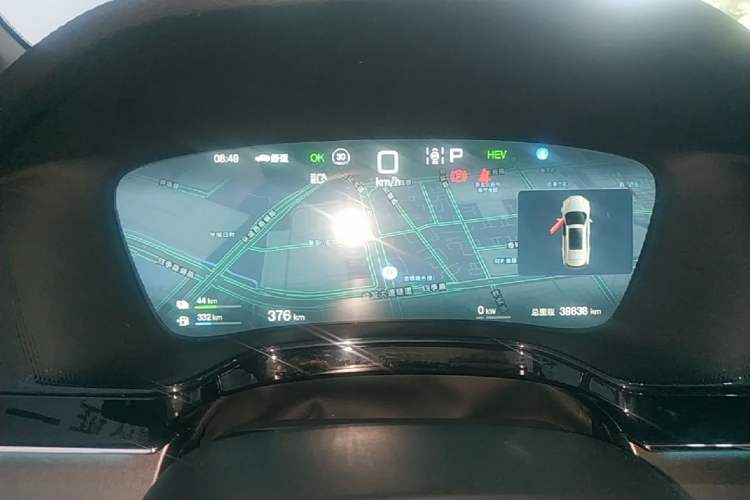 Used BYD Tang New Energy 2025 DM-i 115KM Cloud Ride Flagship Model Instrument Cluster