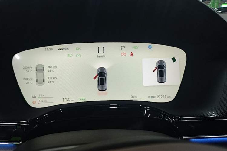 Used BYD Tang New Energy 2025 Intelligent Driving Version DM-i 115KM Flagship Edition Instrument Cluster