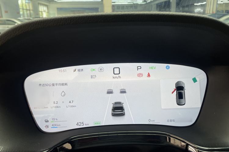 Used BYD Tang New Energy 2025 DM-i 115KM Cloud Ride Flagship Model Instrument Cluster