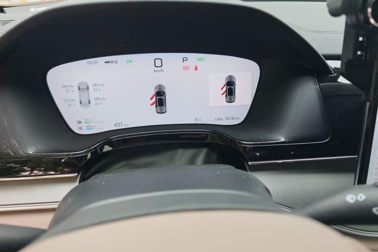 Used BYD Tang New Energy 2025 Intelligent Driving Version DM-i 115KM Prestige Edition Odometer Close Up