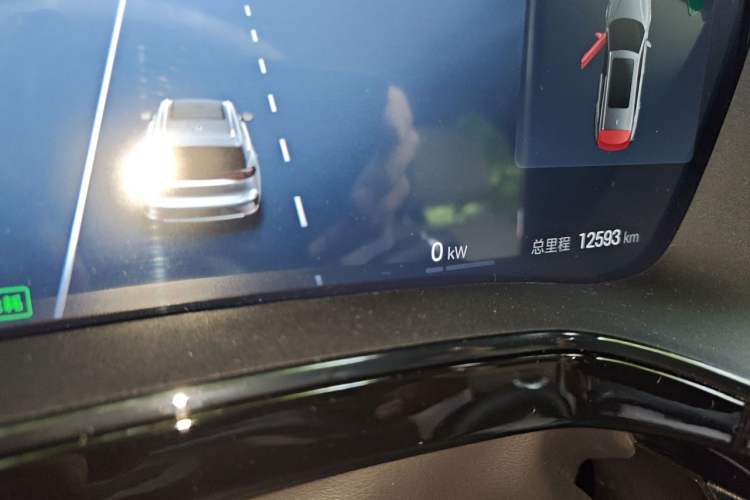 Used BYD Tang New Energy 2025 DM-i 115KM Cloud Ride Flagship Model Odometer Close Up