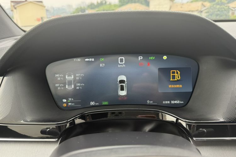 Used BYD Tang New Energy 2025 Intelligent Driving Version DM-i 115KM Prestige Edition Odometer Close Up