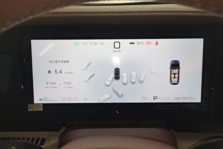 Used BYD Xia 2025 DM-i 1.5T 180km Excellence Model Instrument Cluster