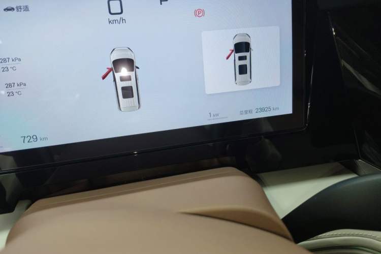 Used BYD Xia 2025 DM-i 1.5T 180km Beyond Edition Odometer Close Up