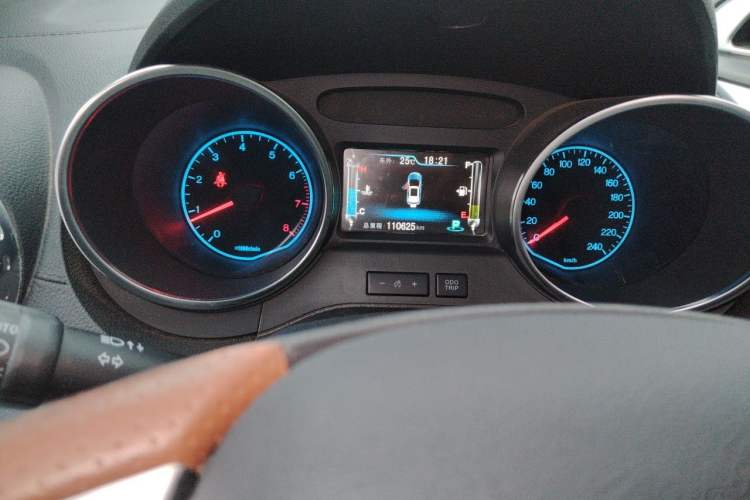Used BYD Yuan 2016 1.5TID Automatic Prestige Model Odometer Close Up