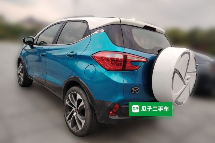 Used BYD Yuan 2016 1.5TID Automatic Prestige Model Rear Left 45 Deg