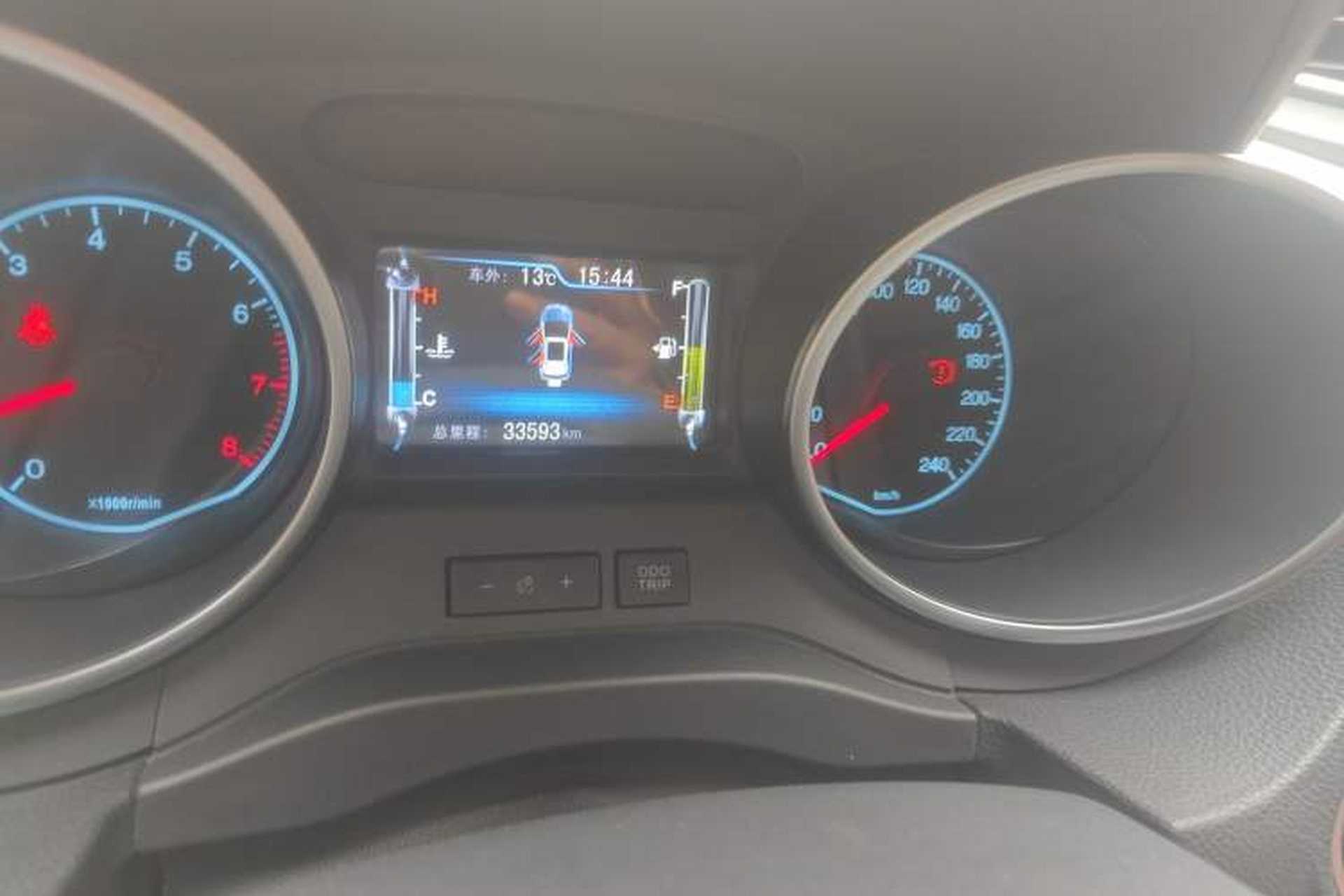 Used BYD Yuan 2016 1.5L Manual Comfort Model Odometer Close Up