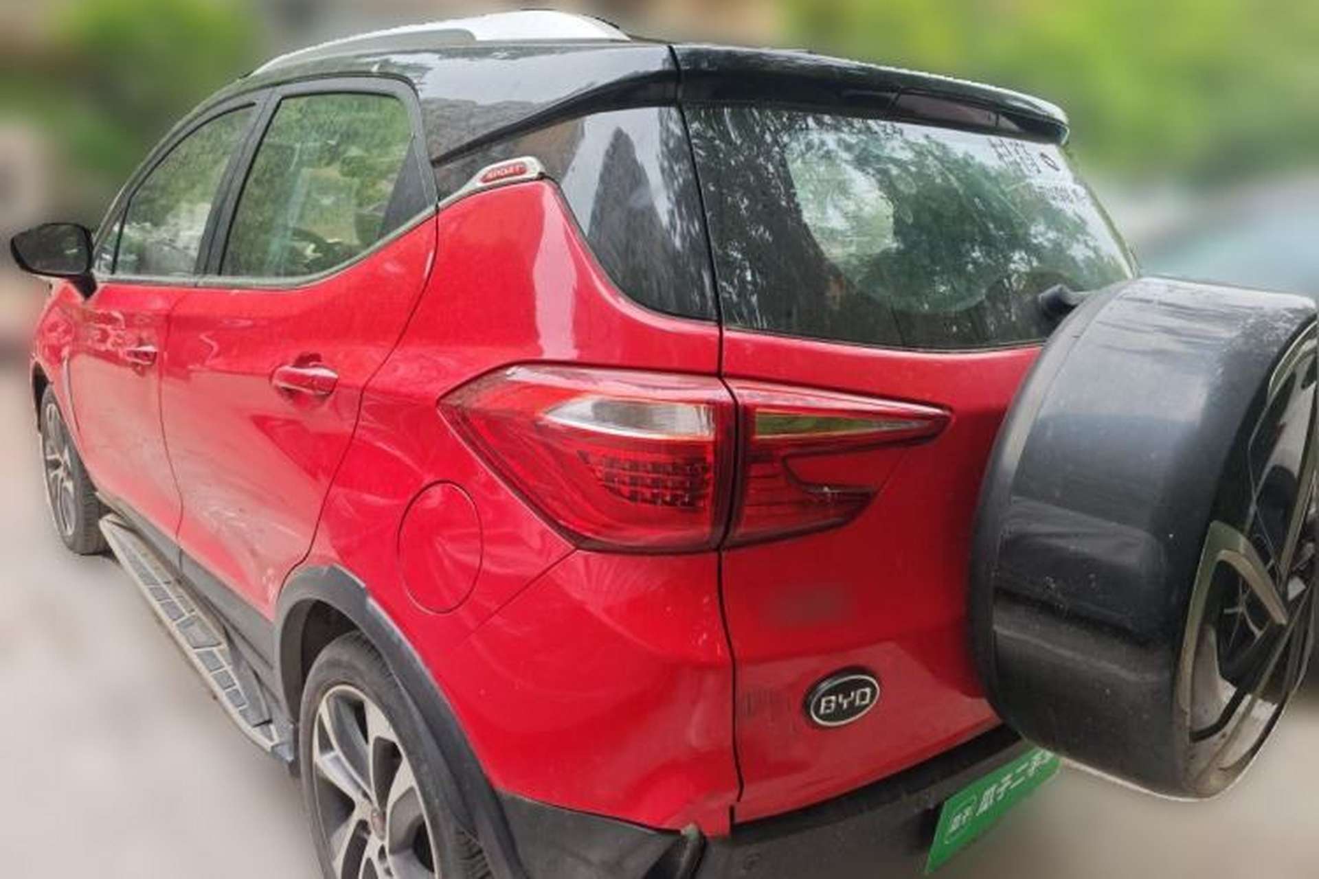 Used BYD Yuan 2016 1.5L Manual Luxury Model Rear Left 45 Deg