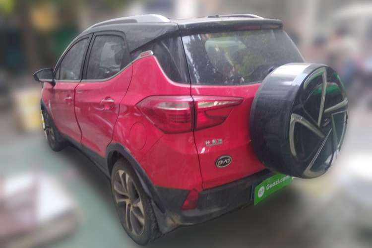Used BYD Yuan 2016 1.5TID Automatic Prestige Model Rear Left 45 Deg