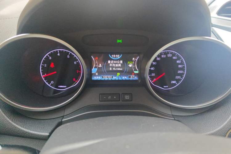 Used BYD Yuan 2016 1.5TID Automatic Prestige Model Odometer Close Up