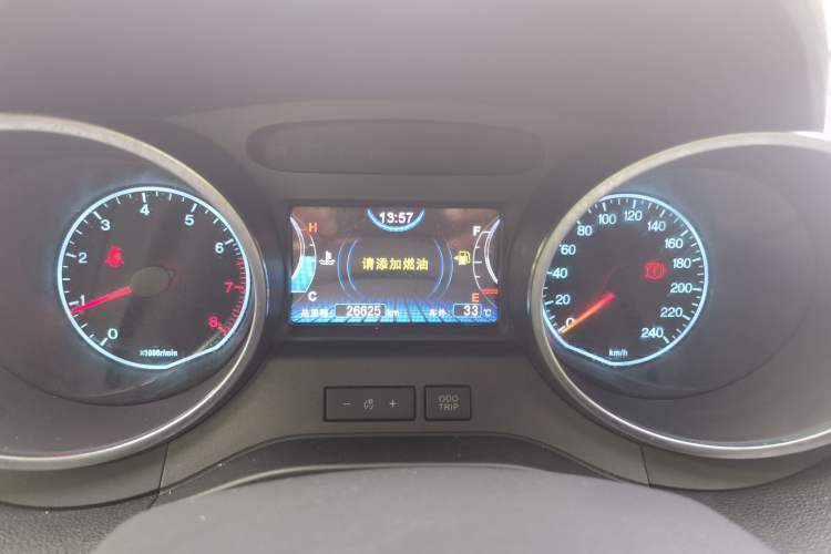 Used BYD Yuan 2016 1.5L Manual Luxury Model Odometer Close Up