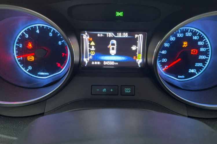 Used BYD Yuan 2016 1.5L Manual Luxury Version Odometer Close Up