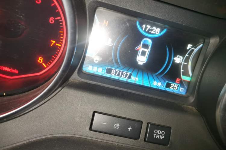 Used BYD Yuan 2016 1.5L Manual Comfort Model Odometer Close Up